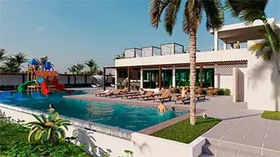 Club de playa vista alberca ROSAVENTO